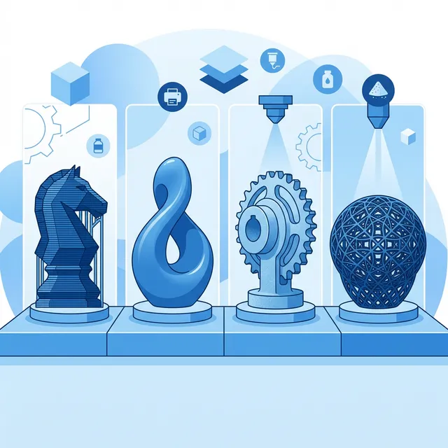 FDM vs SLA vs SLS Quality Comparison